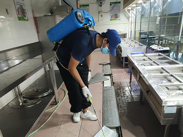 二中学校饭堂四害消杀